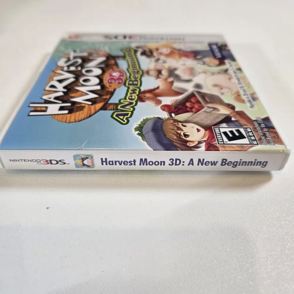 Harvest Moon 3D: A New Beginning Nintendo 3DS complete in box CIB Manual Include